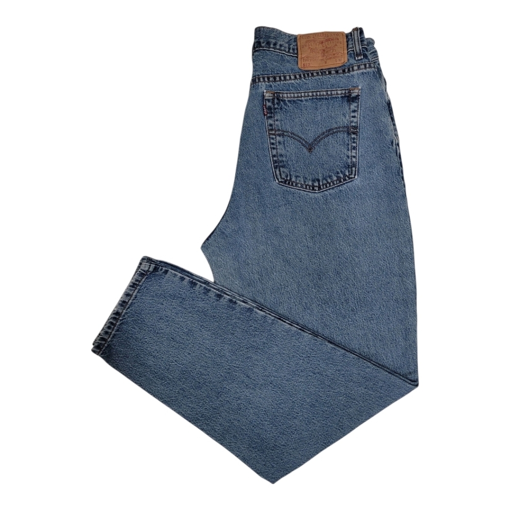 Levi’s 512 Slim Tapered Blue Wash Jeans Vintage Size 16‎